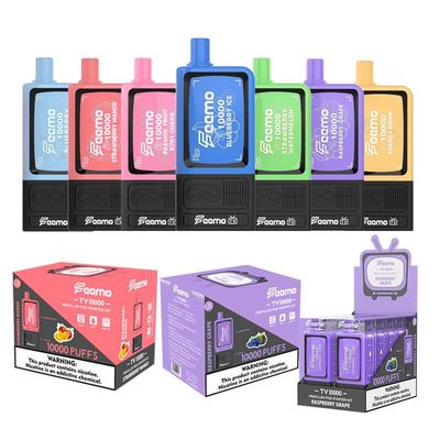 Batteria 650mAh POD Vapore usa e getta con oltre 10000 fiocchi e 5% di forza Nic
