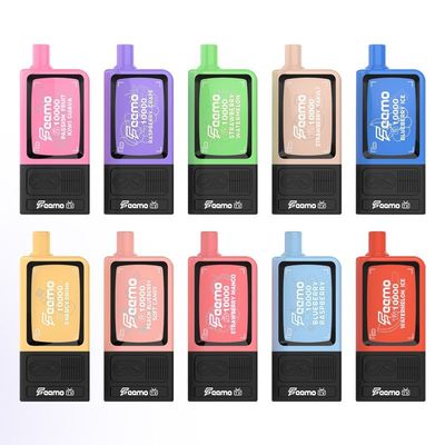 Vape usa e getta POD a 5% Nic Strength con AFC laterale e cartuccia di riempimento superiore con bobina a maglia