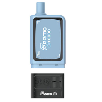 Oltre 10000 fiocchi di vapore usa e getta POD con capacità di cartuccia di 20 ml e carica di tipo C
