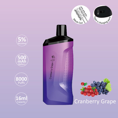 15 ml E-Liquid POCO 5000 Puffs Dispositivo 5%nic per liscio