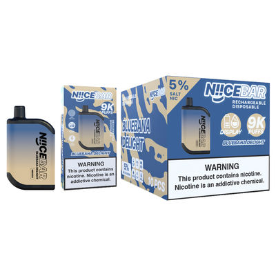 1.1 ohm Resistenza Vape grande puff 14 Sapori fruttati 0/2%/5% Nic