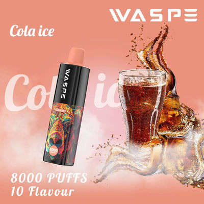 8000Puffs Disposable 16ml E-juice E-cigaretta 10 Sapori per il vaping conveniente