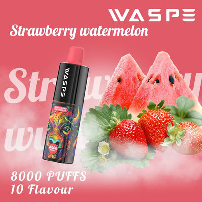 8000Puffs Disposable 16ml E-juice E-cigaretta 10 Sapori per il vaping conveniente