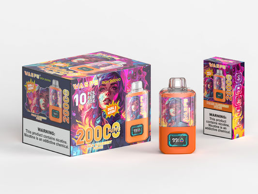 RGB Light Big Puff Vape batteria 650Mah Sus304 20000Puffs