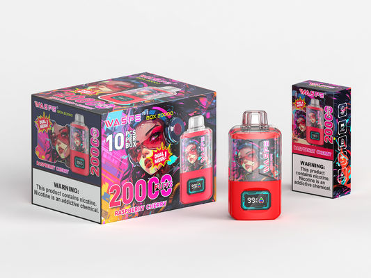 Tipo C Port di ricarica Big Puff Vape Sus304 24 ml Capacità di succo con Nic 0% 2% 3% 5%