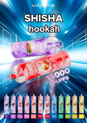 Rgb Light Custom Vape con batteria da 650mAh 25ml Ejuice Capacità 15000 Puffs