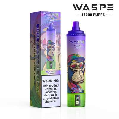 15000 Puffs Frutta Serie Sapore con 22 ml di capacità di succo SUS304 e colori personalizzabili