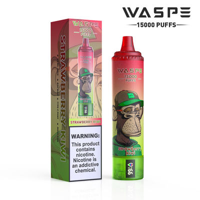 15000 Puffs Frutta Serie Sapore con 22 ml di capacità di succo SUS304 e colori personalizzabili