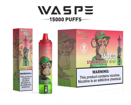 650mAh Big Puff Vape con 22ml Ejuice 2% 5% Nicotina Livelli 12 Sapori fruttati OEM Colorato