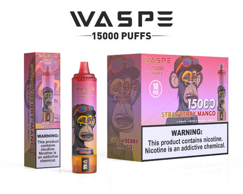 650mAh Big Puff Vape con 22ml Ejuice 2% 5% Nicotina Livelli 12 Sapori fruttati OEM Colorato