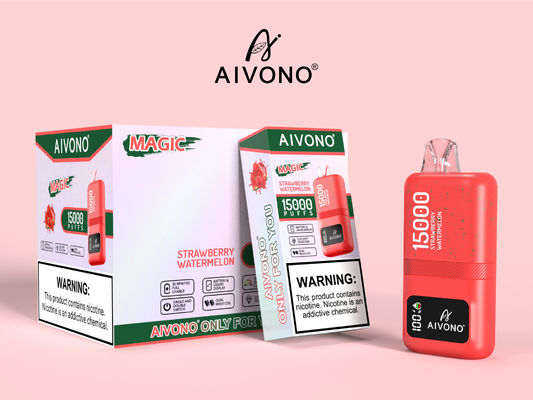 15k Puffs Smart Vape Pen con potenza variabile di nicotina 24ml Capacità e resistenza alla bobina personalizzata