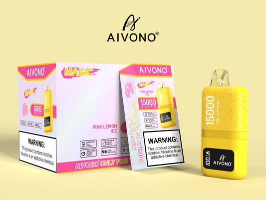 Vape pen personalizzabile con schermo e batteria ricaricabile per adulti