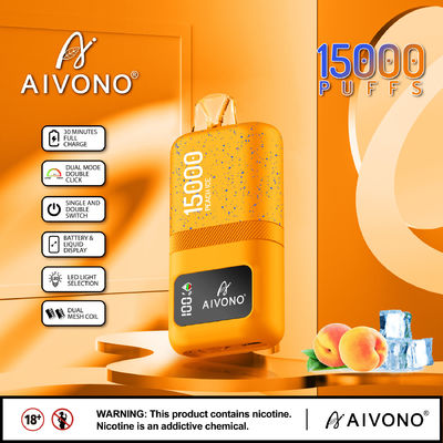 Logo personalizzato Smart Vape Pen per adulti 15 Aromi di frutta 86g Leggera con forza variabile di nicotina