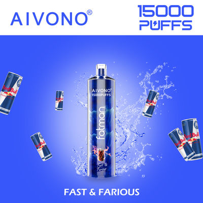 15000 Puffs 24 ml Preempiti Vapore usa e getta Tipo C Ricaricabile