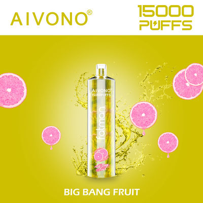 15000 Puffs 24 ml Preempiti Vapore usa e getta Tipo C Ricaricabile
