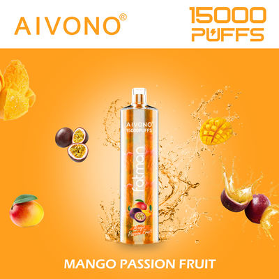Vape monouso preriempito privo di nicotina 24 ml Capacità liquida 0,6 ohm Resistenza alla bobina