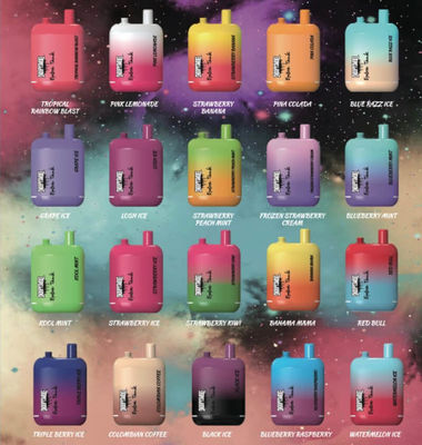 50 mg di nicotina forte, sapore di frutta, doppio serbatoio USA, vaping con batteria ricaricabile di tipo C da 650 mAh
