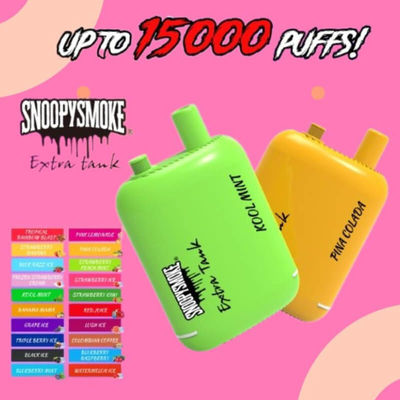 Doppio serbatoio 18ml USA Vape 650mAh Tipo C ricaricabile 5% 50mg Forza nicotina