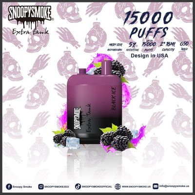 Fruit Flavor USA Vape con bobina a maglia da 1,2 ohm doppio 18 ml E liquido 15000 puffs