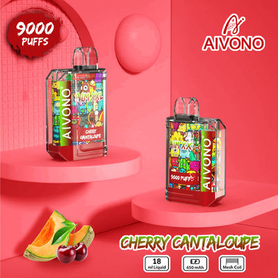 Vape monouso tipo C ricaricabile 1.2 ohm bobina 0%/2%/3%5% Nic 9000 Puffs