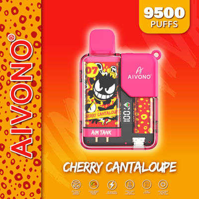Vape monouso a goccia rotonda con batteria da 650 mAh