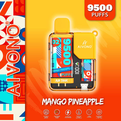 Vape monouso a goccia rotonda con batteria da 650 mAh