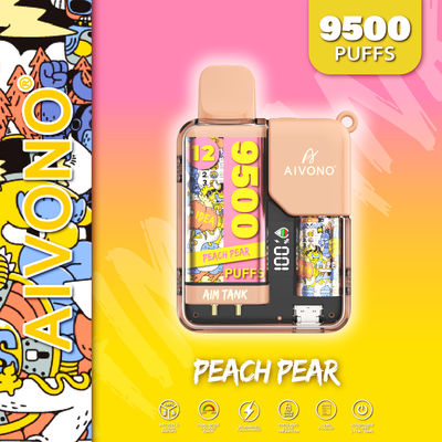 Vape a blocco per bambini monouso 9500 Puffs 18ml Vape nicotina preriempito con display a colori