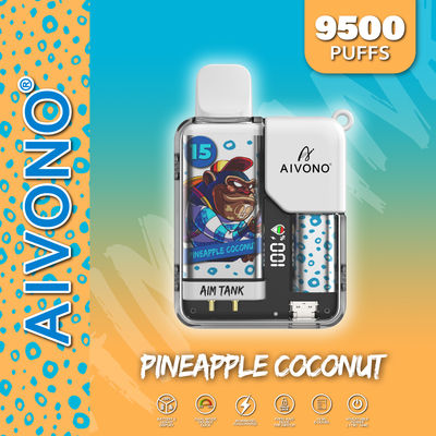 Vape a blocco per bambini monouso 9500 Puffs 18ml Vape nicotina preriempito con display a colori