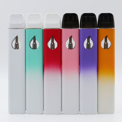 Dispositivo vapore CBD monouso con elemento di riscaldamento in ceramica da 280 mAh con resistenza di 1,3Ω e volume di 2 ml
