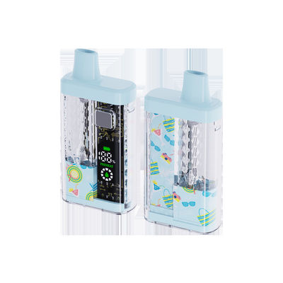 Elemento di riscaldamento in ceramica CBD Dispositivo di vaping monouso 2 ml Volume 280mAh Batteria di tipo C Carica 1.3Ω Resistenza