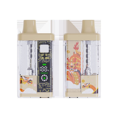 Buttone Attivato 500mAh cbd con 5 ml di volume e stainless steel central post