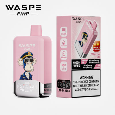 40000 puffe WASPE a doppio sapore FiHP 40K 36mL Vapore monouso preriempito