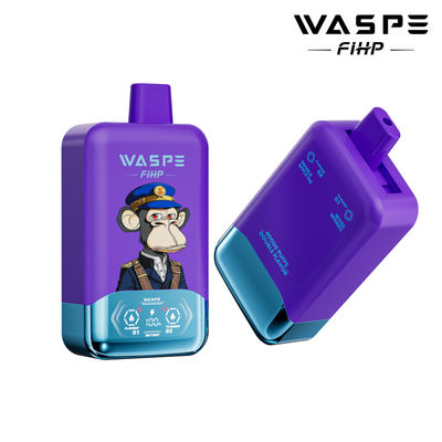 Scatola di vapore a doppia maglia con schermo intelligente WASPE FiHP 40K Puffs